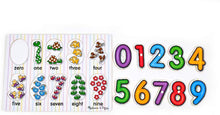 Load image into Gallery viewer, Melissa and Doug Wooden Peg Puzzle - Numbers