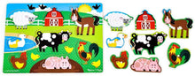 Load image into Gallery viewer, Melissa and Doug Wooden Peg Puzzle - Farm