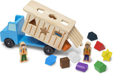 Load image into Gallery viewer, Melissa and Doug Shape Sorting Dump Truck