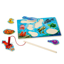 Load image into Gallery viewer, Melissa and Doug Wooden Magnetic Fishing Puzzle