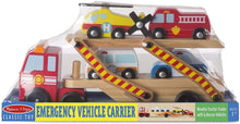 Load image into Gallery viewer, Melissa and Doug Emergency Vehicle Carrier