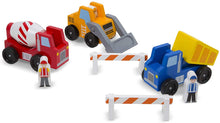 Load image into Gallery viewer, Melissa and Doug Construction Vehicle Set