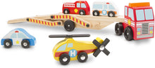 Load image into Gallery viewer, Melissa and Doug Emergency Vehicle Carrier