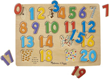 Load image into Gallery viewer, Melissa and Doug Wooden Sound Puzzle - Numbers