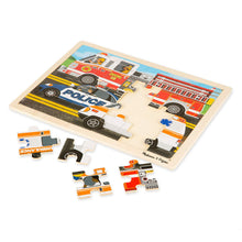 Load image into Gallery viewer, Melissa and Doug 24 Piece Wooden Tray Jigsaw Puzzle - To The Rescue