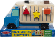 Load image into Gallery viewer, Melissa and Doug Shape Sorting Dump Truck