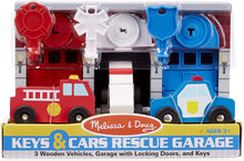 Load image into Gallery viewer, Melissa and Doug Keys and Cars Rescue Garage