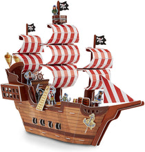 Load image into Gallery viewer, Melissa and Doug 3-D Puzzle - Pirate Ship