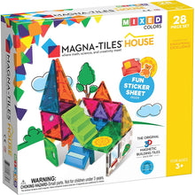 Load image into Gallery viewer, Magna Tiles Clear 28 Piece House Set
