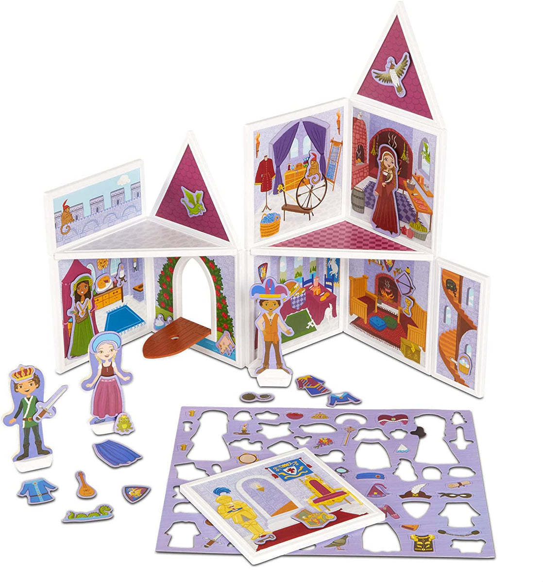 Melissa and Doug Magnetivity Building Set - Medieval Castle