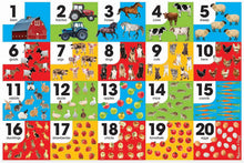 Load image into Gallery viewer, Melissa and Doug 24 Piece Floor Puzzle - Farm Numbers