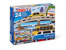 Load image into Gallery viewer, Melissa and Doug 24 Piece Floor Puzzle - Traffic Jam