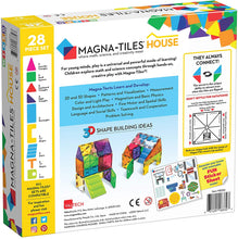 Load image into Gallery viewer, Magna Tiles Clear 28 Piece House Set