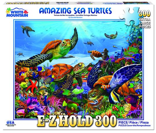 Copy of White Mountain 300 Extra Large Piece Jigsaw Puzzle -Amazing Sea Turtles
