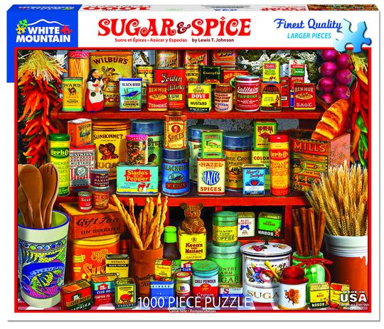 White Mountain 1000 Piece Jigsaw Puzzle - Sugar and Spice