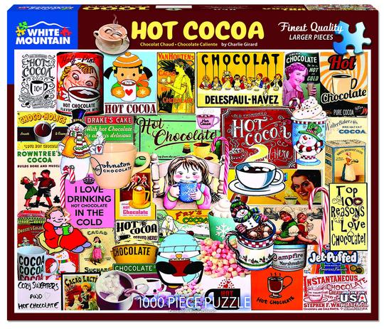 White Mountain 1000 Piece Jigsaw Puzzle - Hot Cocoa