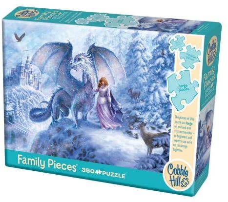 Cobble Hill 350 Piece Jigsaw Puzzle - Ice Dragon