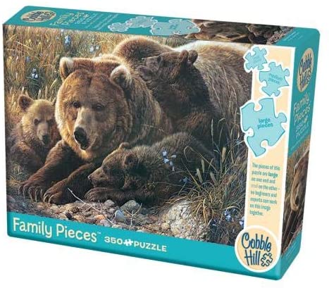 Cobble Hill 350 Piece Jigsaw Puzzle - Grizzly Family