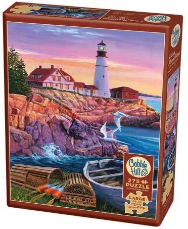 Cobble Hill 275 Extra Large Piece Jigsaw Puzzle - Lighthouse Cove