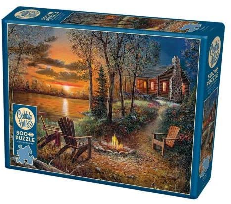 Cobble Hill 500 Piece Jigsaw Puzzle - Fireside
