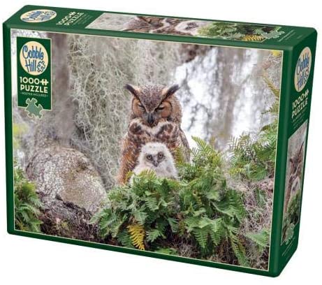 Cobble Hill 1000 Piece Jigsaw Puzzle - Great Horned Owl