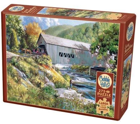 Cobble Hill 275 Extra Large Piece Jigsaw Puzzle - Covered Bridge