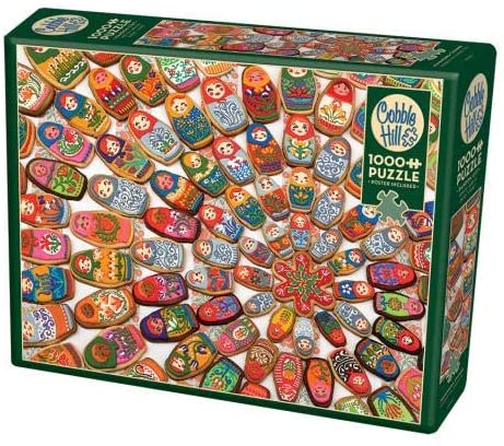 Cobble Hill 1000 Piece Jigsaw Puzzle - Matryoshka Cookies