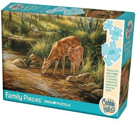 Cobble Hill 350 Piece Jigsaw Puzzle - Deer Family