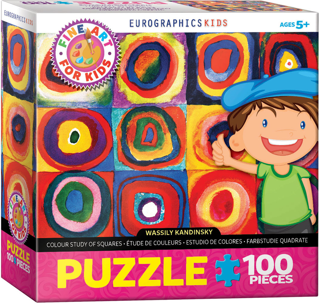 Eurographics 100 Piece Jigsaw Puzzle - Colour Study of Squares