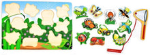 Load image into Gallery viewer, Melissa and Doug Wooden Magnetic Bug Catching Puzzle
