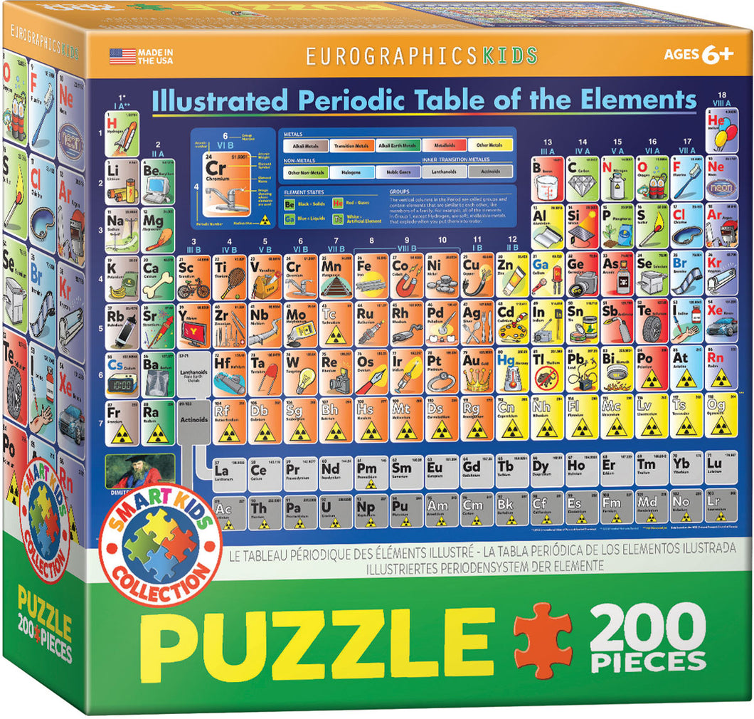 Eurographics 200 Piece Jigsaw Puzzle - The Illustrated Periodic Table