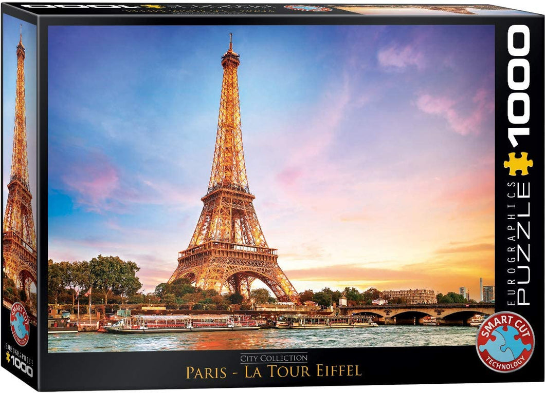Eurographics 1000 Piece Jigsaw Puzzle - Paris Eiffel Tower