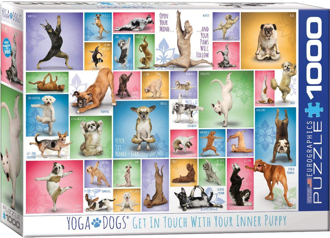 Eurographics 1000 Piece Jigsaw Puzzle - Yoga Dogs