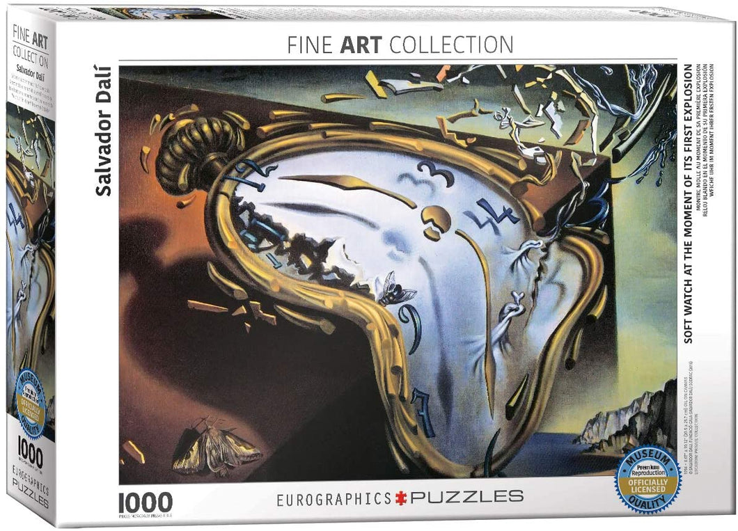 Eurographics 1000 Piece Jigsaw Puzzle - Salvador Dali Melting Clock