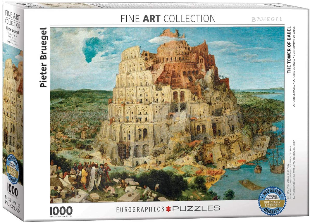 Eurographics 1000 Piece Jigsaw Puzzle - The Tower of Babel