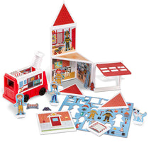 Load image into Gallery viewer, Melissa and Doug Magnetivity Building Set - Fire Station
