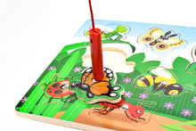 Load image into Gallery viewer, Melissa and Doug Wooden Magnetic Bug Catching Puzzle
