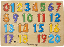 Load image into Gallery viewer, Melissa and Doug Wooden Sound Puzzle - Numbers
