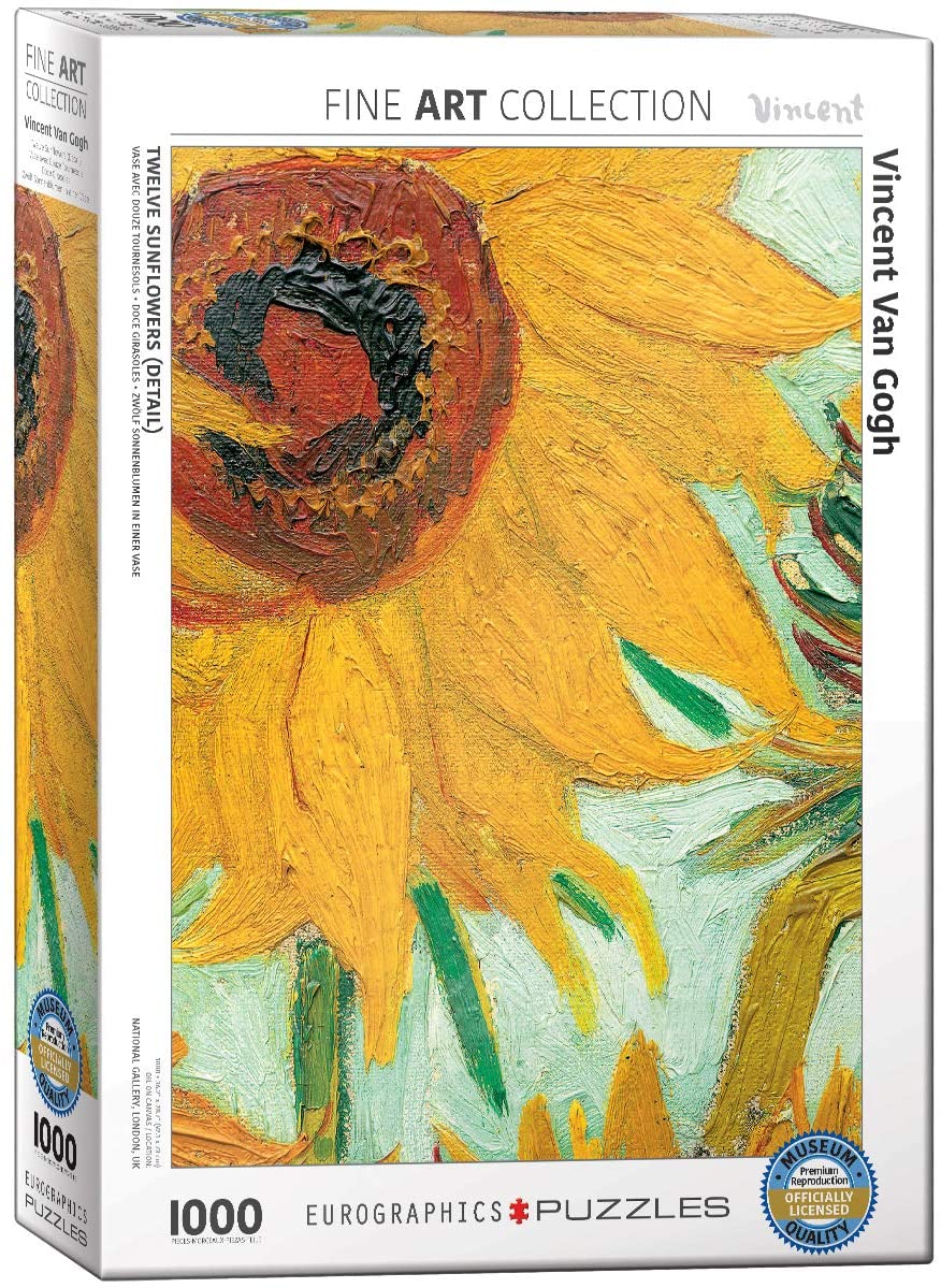 Eurographics 1000 Piece Jigsaw Puzzle - Vincent Van Gogh Sunflowers