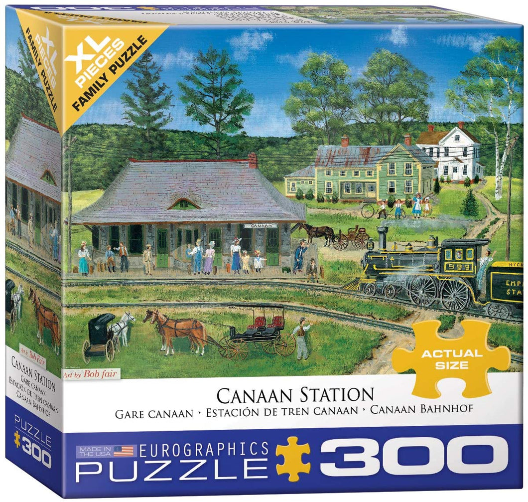 Eurographics 300 Extra Large Piece Jigsaw Puzzle - Canaan Station