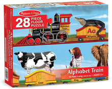 Load image into Gallery viewer, Melissa and Doug 24 Piece Floor Puzzle - Alphabet Train
