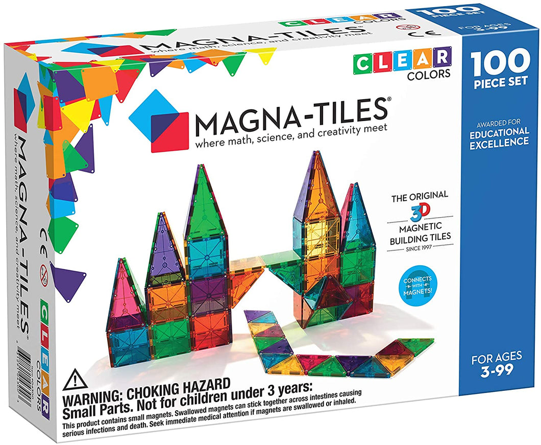 Magna Tiles Clear 100 Piece Set