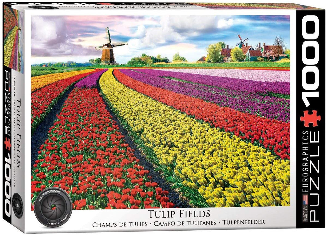 Eurographics 1000 Piece Jigsaw Puzzle - Netherland Tulip Fields