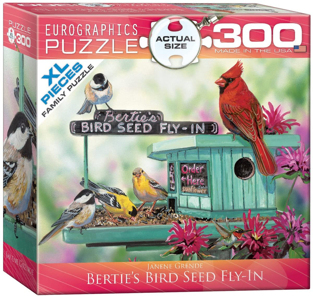 Eurographics 300 Extra Large Piece Jigsaw Puzzle - Bertie's Bird Seed Fly-In
