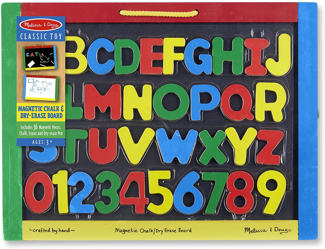 Melissa and Doug Wooden Chalk/Dry Erase Board
