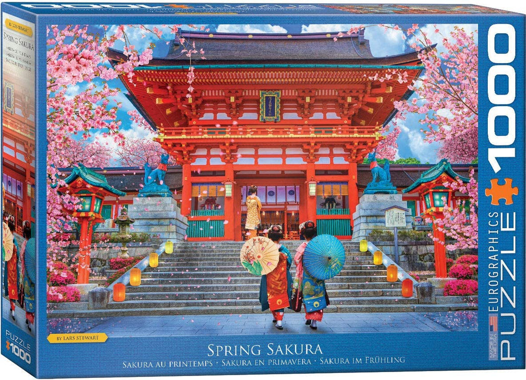 Eurographics 1000 Piece Jigsaw Puzzle - Spring Sakura