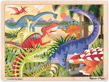 Load image into Gallery viewer, Melissa and Doug 24 Piece Wooden Jigsaw Puzzle - Dinosaurs

