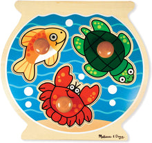 Load image into Gallery viewer, Melissa and Doug Jumbo Knob Puzzle - Fish Bowl
