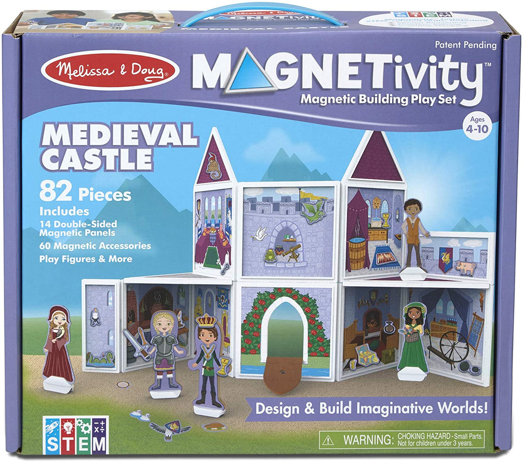 Melissa and Doug Magnetivity Building Set - Medieval Castle