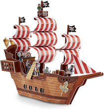 Load image into Gallery viewer, Melissa and Doug 3-D Puzzle - Pirate Ship
